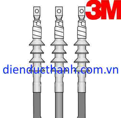 Đầu cáp 3M 24kV trong nhà 3x120