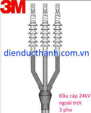 Đầu cáp 3M 24kV Ngoài trời 3x70mm2